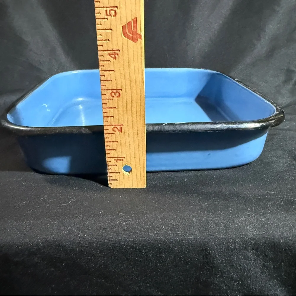 Vintage, robin blue, square cake pan,